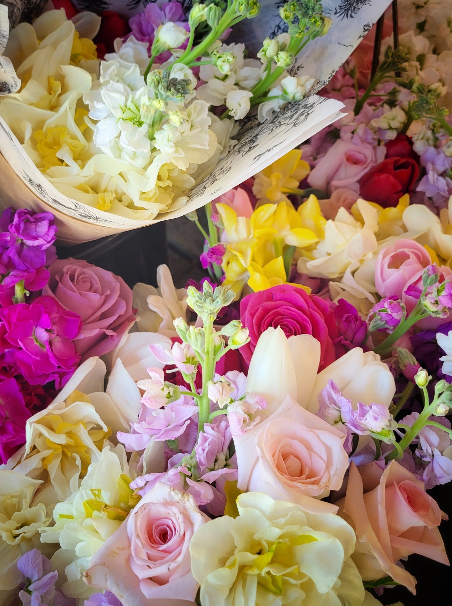 Mother's Day Floral Wrap
