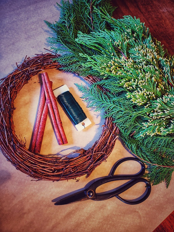 Wreath Making Workshop & Celebration (Saturday, 11/29, 4pm)